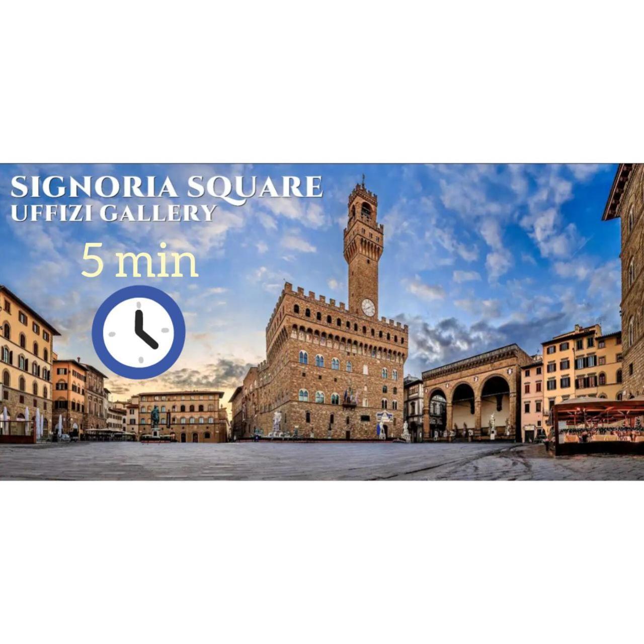 5 Min Dagli Uffizi Suite Wifi Confort Florenţa Exterior foto